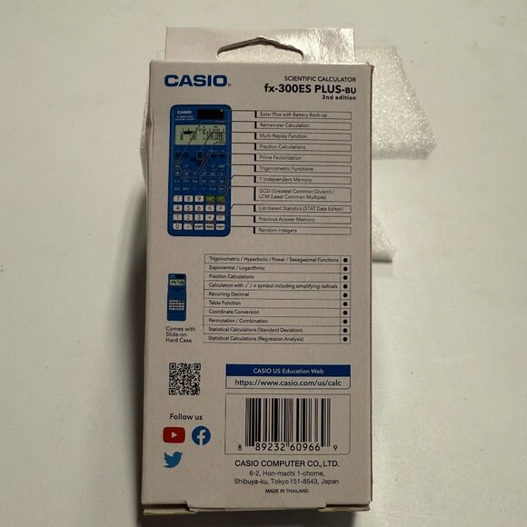 Casio FX-300 Scientific Calculator Blue - Picture 2 of 9